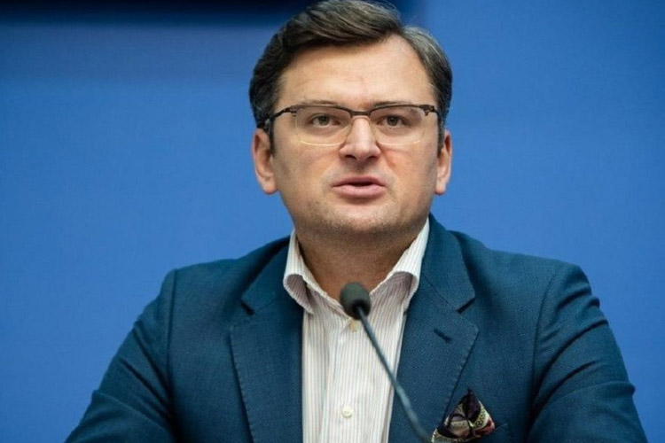 Дмитро Кулеба на прес-конференції